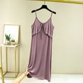 thumbnail image 2 of LIaqionyy Women's Nightgown Spaghetti Strap Dress Nightgown Sleeveless Camisole Tank Comfortable Short Sleepwear, 2 of 3