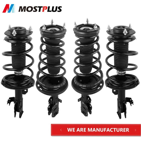 MOSTPLUS Set(4) Front & Rear Complete Strut Assembly for 2012-2017 Toyota Camry Sedan FWD