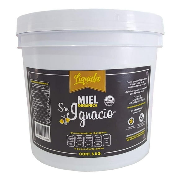 Miel Orgánica San Ignacio Liquida Multifloral 5kg