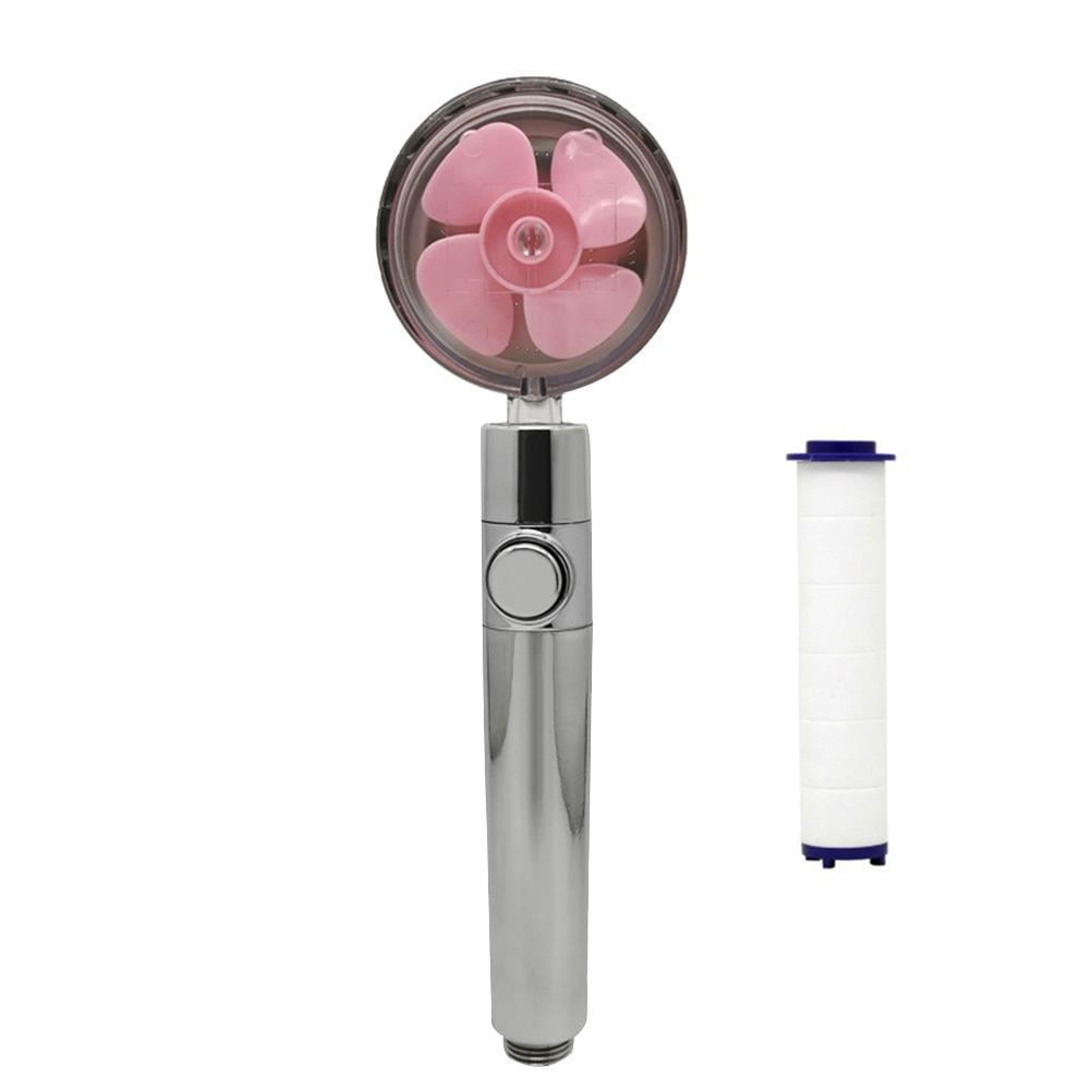 HighPressure Propeller Driven Handheld Shower Head with Filter and