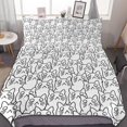 thumbnail image 1 of HAHDAXIA Cat Repeat Bedding Solid Comforter Set for All Seasons,3 Pieces(1 Comforter+2 Pillowcases),Soft Microfiber Bedding Set Twin(86"x70"), 1 of 7