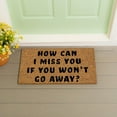 thumbnail image 2 of 28" x 16" Nature Coir Mat, How can I miss you, 2 of 6