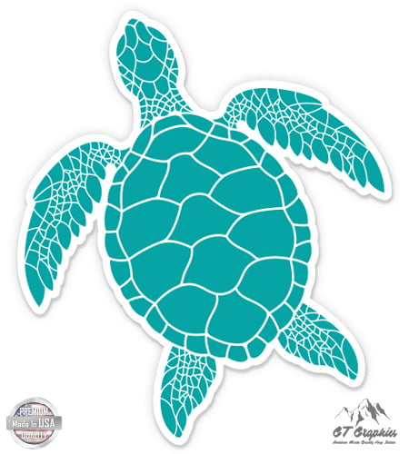 GT Graphics Tribal Turtle Vinyl Sticker Waterproof Decal