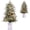 Elk Base, variant on 3ft Pre-Lit Fiber Optic Christmas Tree with Sleigh Ride Base, 78 Warm White Lights, 8 Lighting Modes, Full Pre-Lighted Artificial Xmas Tree with USB
