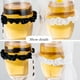thumbnail image 1 of Juego de 8 copas de vino para boda, decoración para bodas, novias y novios, copas de champán, adornos para fiestas de Año Nuevo, 1 of 9