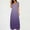 Purple, variant on Stylish SMihono Plus Size Sundresses for Women Short Sleeve Maxi House Dress Soft Comfy Nightgowns Loose Flowy Beach Vacation Dress Gray XXXXL