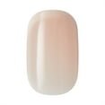 thumbnail image 4 of KISS Salon Acrylic Nude French Press on Nails, Chic Beats, Beige, Short Squoval, 28 Count, 4 of 7