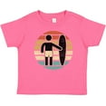 thumbnail image 3 of Inktastic Surfing Retro Sunset for Surfer Boys or Girls Toddler T-Shirt, 3 of 5