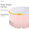 thumbnail image 5 of Women's High Waisted Cotton Underwear Soft Breathable Panties Stretch Briefs Regular & Plus Size 3 Pack, 5 of 6