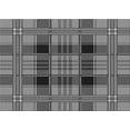 thumbnail image 1 of Ahgly Company Machine Washable Indoor Rectangle Transitional Dark Gray Black Area Rugs, 8' x 10', 1 of 7