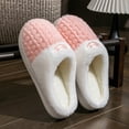 thumbnail image 1 of XIMIN Pantoufles pour Femmes Chaussures de Maison Confortables avec Mousse Mémoire Pantoufles Douces Chaudes Duveteuses Pantoufles Confortables Douces Sabots à Enfiler Hiver Automne Chaussures d'Intérieur, 1 of 5