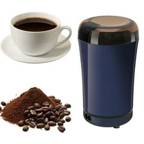 Mini Electric Food & Pill Grinder – Blue, Crush Pills, Vitamins & Supplements, Grind Coffee, Spices & Nuts, Easy Push-Button, Safe for Elderly, Kids, and Pets