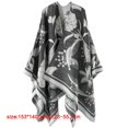 thumbnail image 5 of Elegant Open Front Warm Poncho Shawl Wrap for Women Soft Warm Cape, 5 of 18