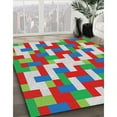 thumbnail image 2 of Ahgly Company Indoor Rectangle Patterned Light Green Novelty Area Rugs, 8' x 10', 2 of 6