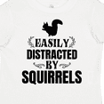 thumbnail image 4 of Inktastic Easily Distracted by Squirrels Boys or Girls Toddler T-Shirt, 4 of 5