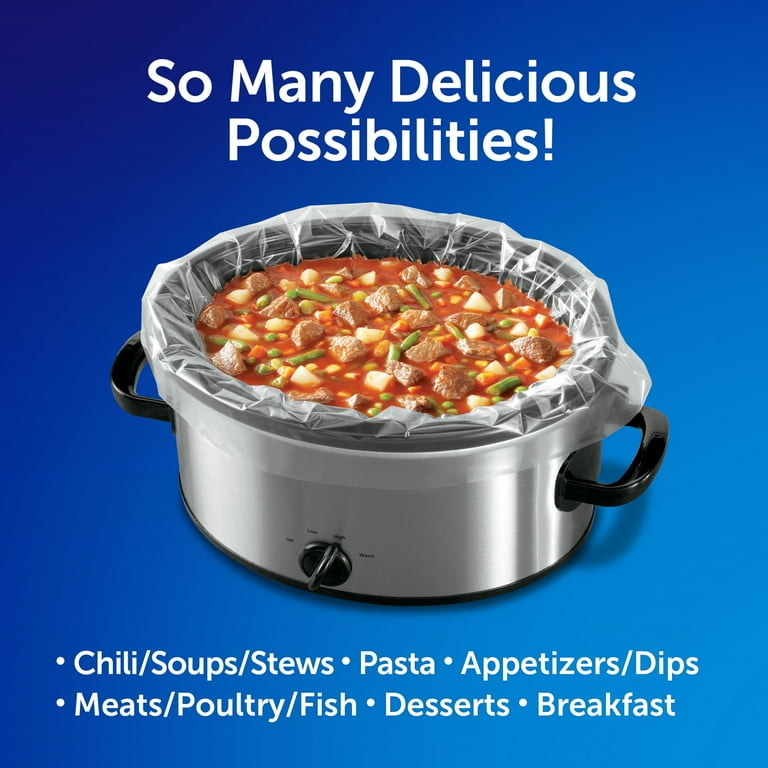 5 pack) Reynolds Kitchens Slow Cooker Liners, Small (1-3 quart), 5