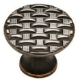 thumbnail image 4 of Knobware C5175 Vintage American Knob 1.37 in. Diameter Modern Weave Muted Nickel, 4 of 4