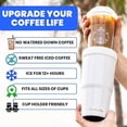 thumbnail image 2 of Frostbuddy | To Go Buddy - 30 oz Stainless Steel Vacuum Insulated Tumbler Cup - thermal cups for hot and cold drinks - stainless steel Tumbler Dunkin Cup (Copper Leopard), 2 of 4