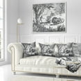 thumbnail image 3 of Designart Lion Eating Man - Animal Throw Pillow - 18x18, 3 of 5