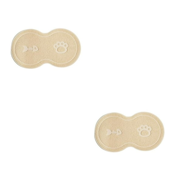 Billuyoard Estera para residuos de gatos no tóxica, cómoda y portátil, fácil de limpiar, accesorio para mascotas, accesorio para gatos Type3 NO3