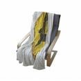 thumbnail image 4 of Shark Soft Flannel Fleece Throw Blanket, Caution Shark Sign Sharp Teeth Animal Ocean Danger Do Not Swim Illustration, Cozy Plush for Indoor and Outdoor Use, 60" x 80", Earth Yellow Grey, by Ambesonne, 4 of 6