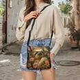 thumbnail image 5 of Kuiaobaty Sloth Daisy Print Leather Crossbody Bag for Women, Fashion Multi Pockets Messenger Handbag with Adjustable Strap, Lightweight Durable Hobo Purse Crossbody for Travel, 5 of 7