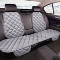 thumbnail image 4 of Plush Car Seat Cover Rear Cushion Breathable Protector Mat Pad Universal Auto Interior Back Rear Backrest Seat Cushion, 4 of 9