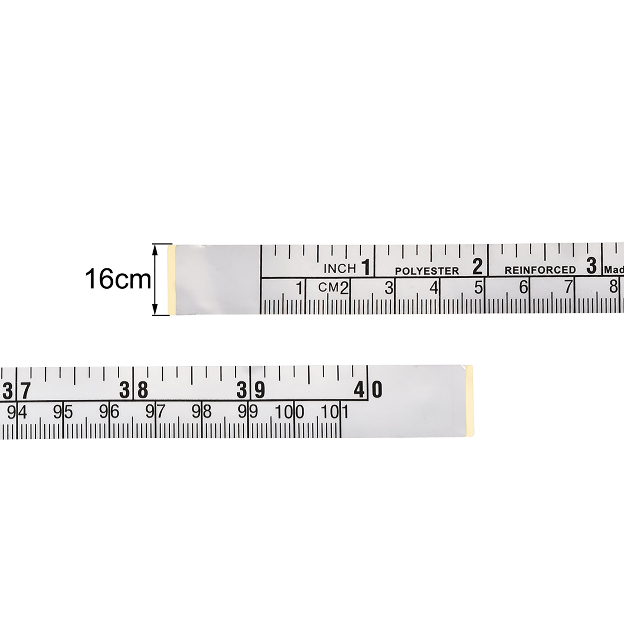 WINTAPE 101cm/40Inch Adhesive Backed Tape Measure Waterproof Measuring  Sticker Sticky Meter Measuring Tape