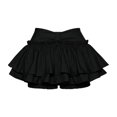 thumbnail image 4 of XIAOCHA High Waist Bow Tiered Ruffled Skort for Women Voluminous Coquette-Inspired Casual Short Skirt, 4 of 4