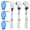 A, variant on Durability Folding Cutlery Set Stainless Steel Spoon Fork Knifed for Backpacking and Travel Essential