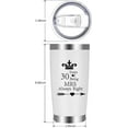 thumbnail image 2 of Set of 2 Wedding 30th Engagement Anniversary Tumblers for Couples Parents 20 OZ Stainless Steel Insulated Car Tumbler Travel Mug Mr Right Mrs Always Right 30 Years Anniversary Funny Present, 2 of 6