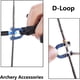 thumbnail image 5 of 1 Pack Archery Compound Bow D Loop p with Screwdrivers, Black, 5 of 5