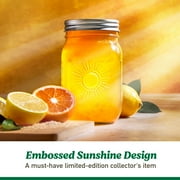 Limited Edition Ball Sunshine Keepsake Mason Jars, 16 oz. Regular Mouth Glass Jars, Pint Size Mason Canning Jars, 4 Pack