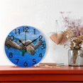 thumbnail image 2 of Dreamtimes 3D Tropical Underwater Big Swimming Sea Turtle Print Round Wall Clock, 10 Inch Battery Operated Quartz Analog Quiet Desk Clock for Home,Office,School, 2 of 6