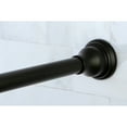 thumbnail image 4 of Kingston Brass Edenscape KSR115 Straight Shower Curtain Rod with Shower Curtain Rings, Oil Rubbed Bronze, 4 of 4