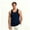 Dark Gray, variant on ClodeEU Men's Crewneck Ribbed Knit Sleeveless Tank Top ,Big and Tall Brown,Size L-4XL