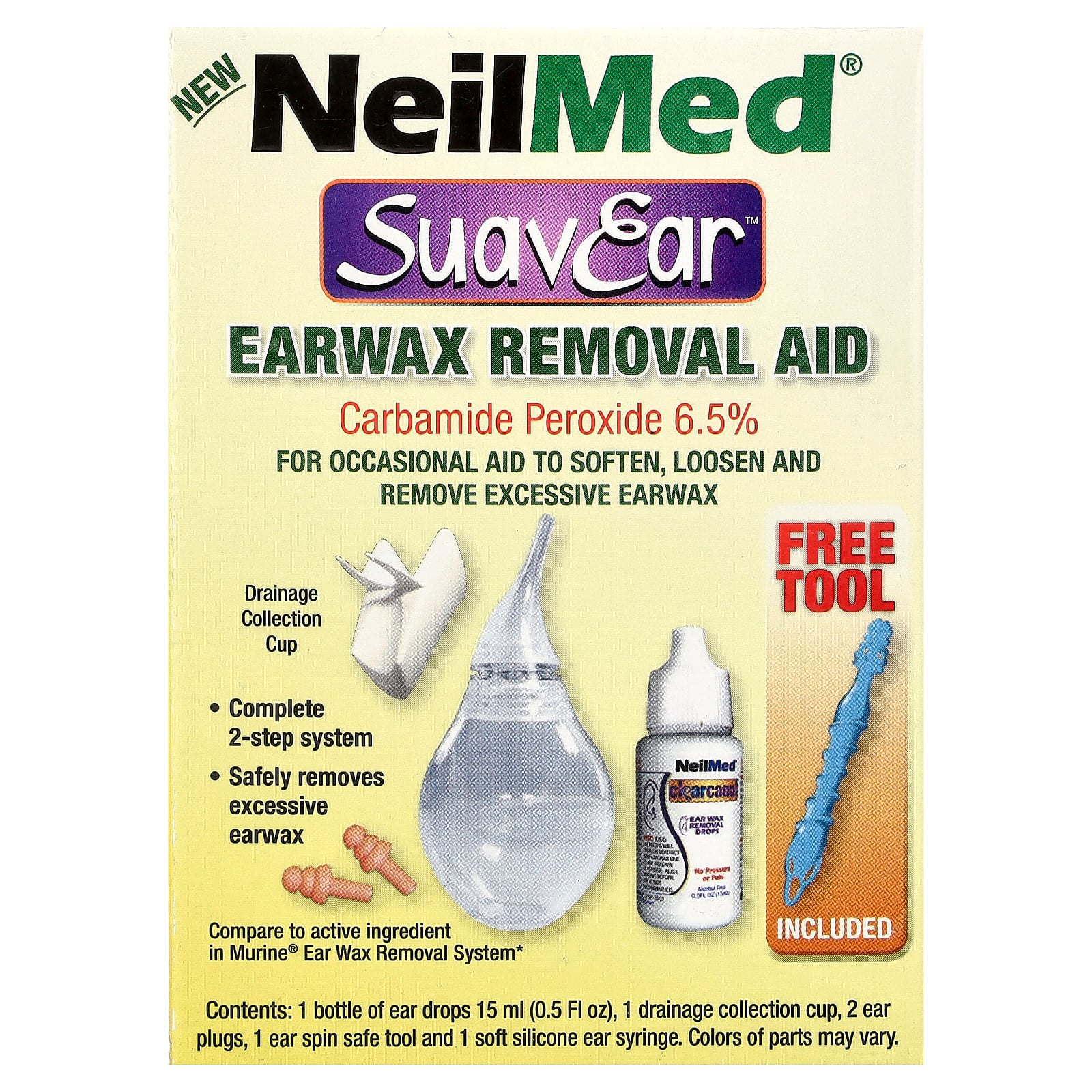 NeilMed Suavear Earwax Removal Aid