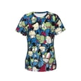 thumbnail image 5 of Alien Invader Zim Gir Women's T Shirts Round Neck Short-Sleeve Soft T-Shirt Summer Casual Tee Tops 3D Printing Tee Shirt, 5 of 6