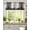 Black, variant on Sage Green Floral Kitchen Valances for Windows Vintage Abstract Botanical Pattern Valance Curtains for Kitchen /Living Room/Bedroom/ Bathroom Decor, 54"x18 " ,Rod Pocket 1 Panel,