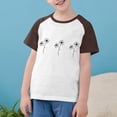 thumbnail image 3 of RXIRUCGD 2025 Vêtements d'Été pour Enfants Tout-Petits Garçons Filles Mode Mignon Col Rond Imprimé Manches Courtes Haut, 3 of 7