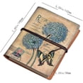 thumbnail image 2 of Journal en Cuir, Carnet de Voyage Rechargeable Carnet de Croquis Journal Classique avec Pages Vierges et Poche Zippée, 2 of 7
