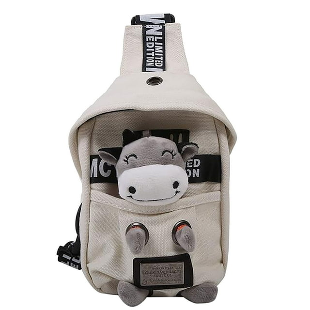 TopLLC Waist Packs Sac de Poitrine Sac à Main Mode Femme Sac Imprimé Toile Réaliste Mignon Sac Waist Packs