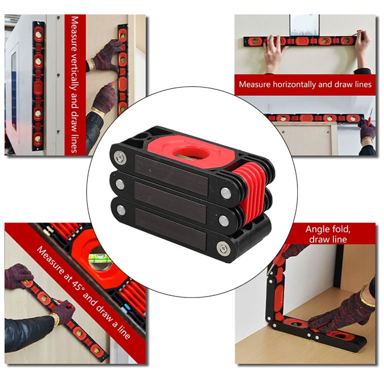 Small Spirit Level Magnetic Level, Ceiling Leveling Tool, Multifunction ...