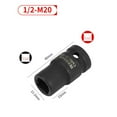 thumbnail image 1 of Chendee Suqare Screw Tap Socket 1/2 Inch Driver For Square Driver Electric Wrench M6- For M24,M20, 1 of 7
