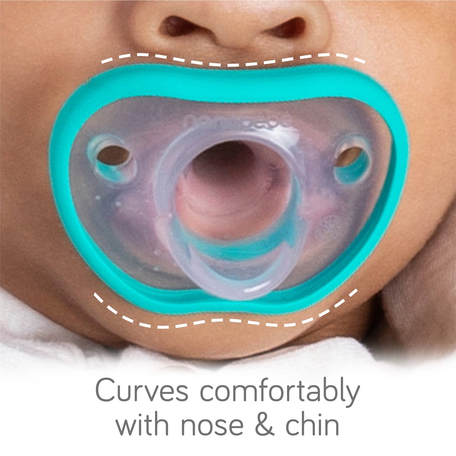 Nanobebe Flexy Baby Pacifiers in Teal, Pink, White, or Gray | 2-Pack - image 5 of 10
