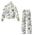 thumbnail image 5 of Xoenoiee Starfish Conch Coral Print 2 Piece Outfits For Women Sweatsuits Sets Tracksuit Long Sleeve Pullover and Jogger Sweat Pants with Pockets, M, 5 of 7