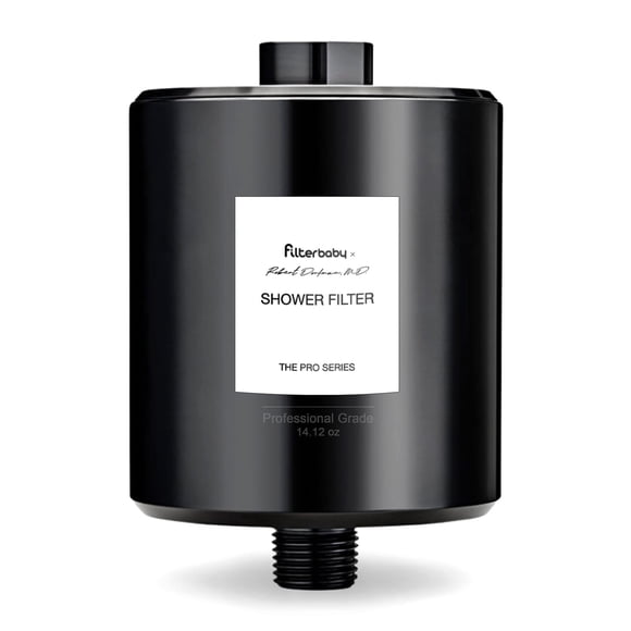 Filtro de ducha Filterbaby Titanium Pro IAPMO NSF 177 negro