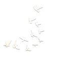 thumbnail image 2 of Dalazy 11pcs Acrylic Birds Mirror Wall Stickers Mural Sticker Removable Modern Home Decor, 2 of 6