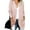 Pink, variant on Babysbule Womens Cardigans Women Casual Soild Long Sleeve Pocket Plush Long Knit Cardigan Sweater Women's Top Blouse