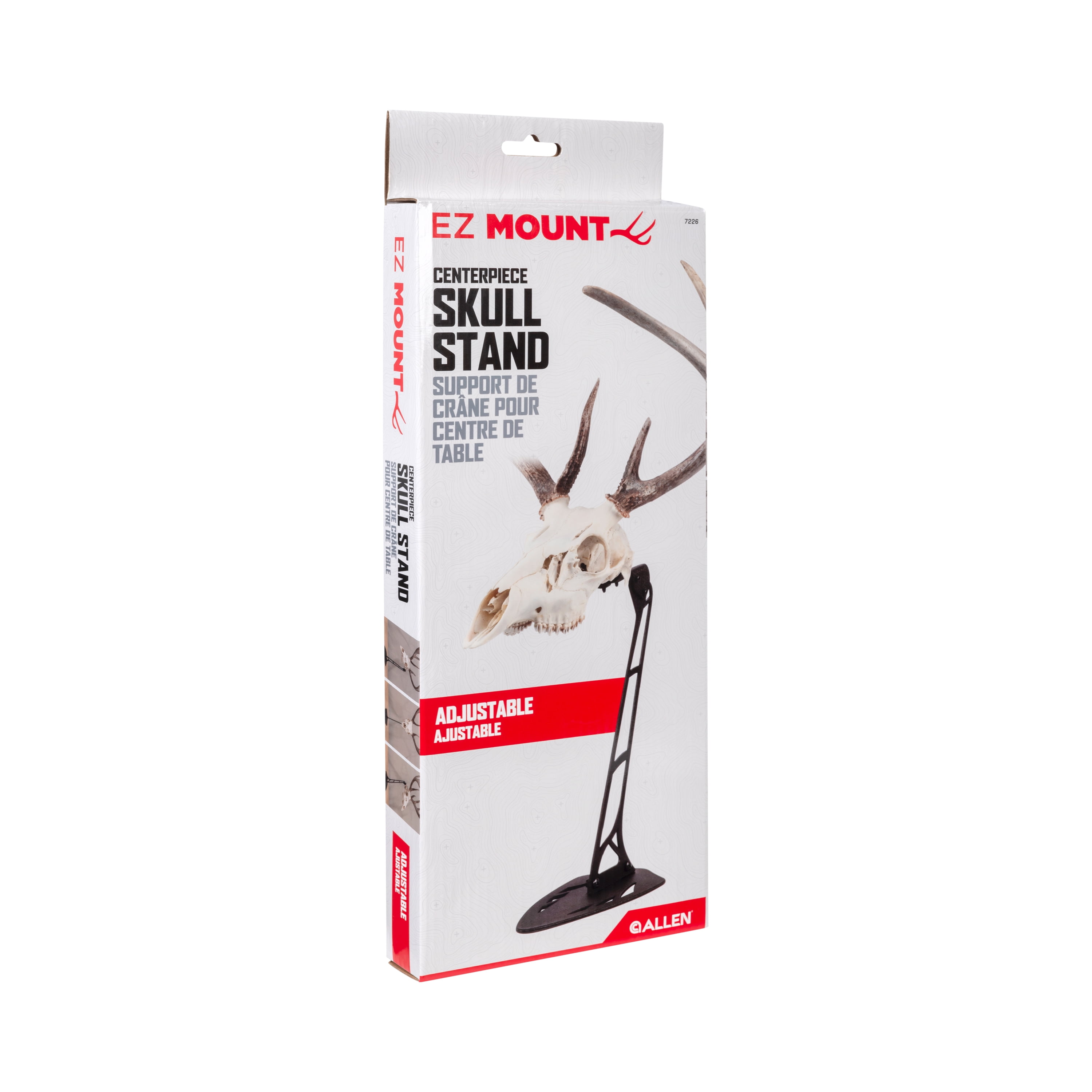Allen Company Ez Mount Centerpiece Skull Stand, Brown